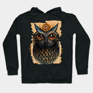 Animals from the forest_Owl Hoodie